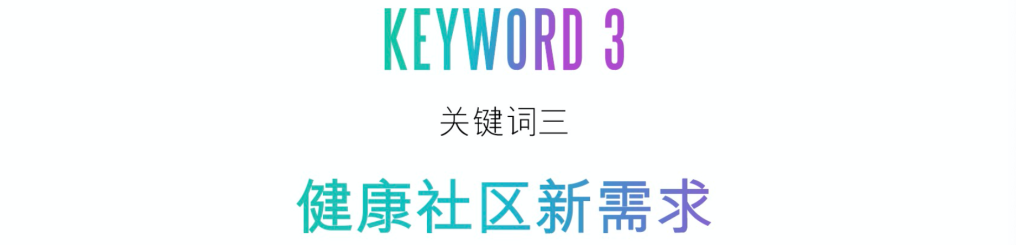 2020保利人居健康生活白皮书的关键词：健康社区新需求